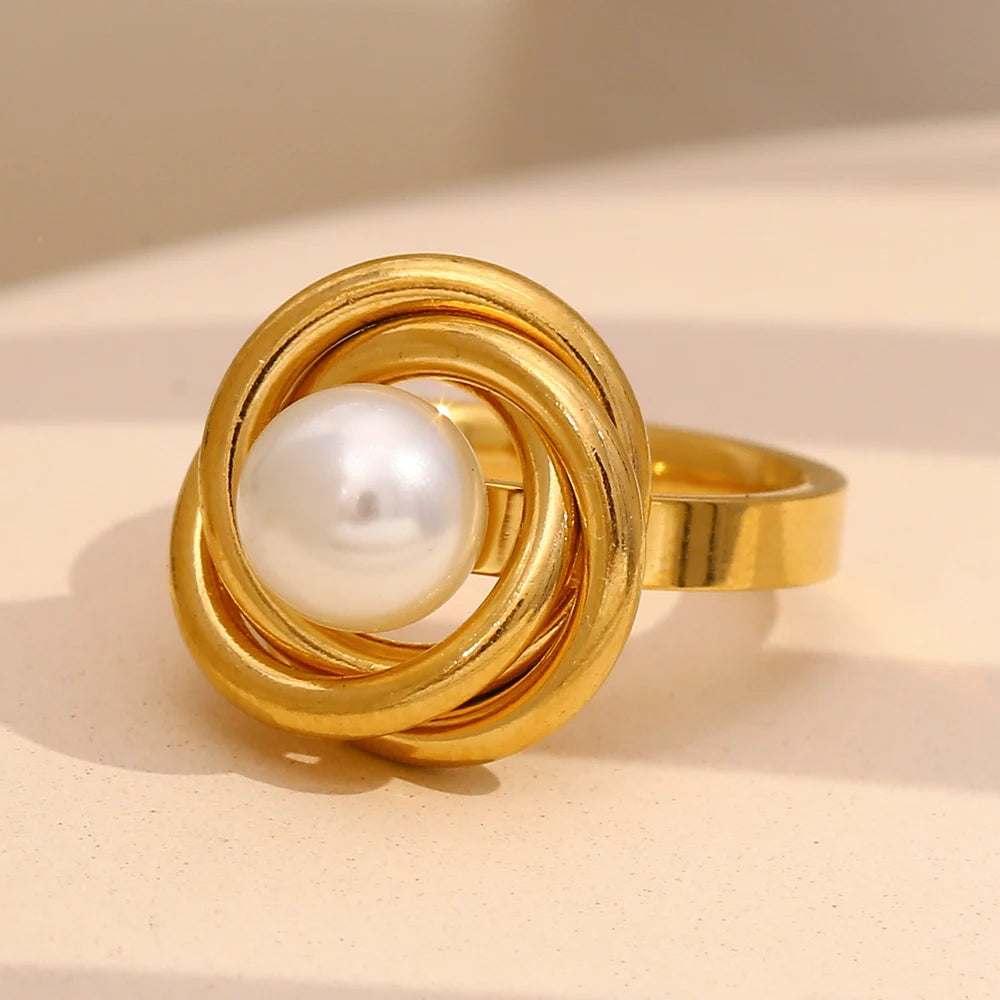 Bague Pearl Flora