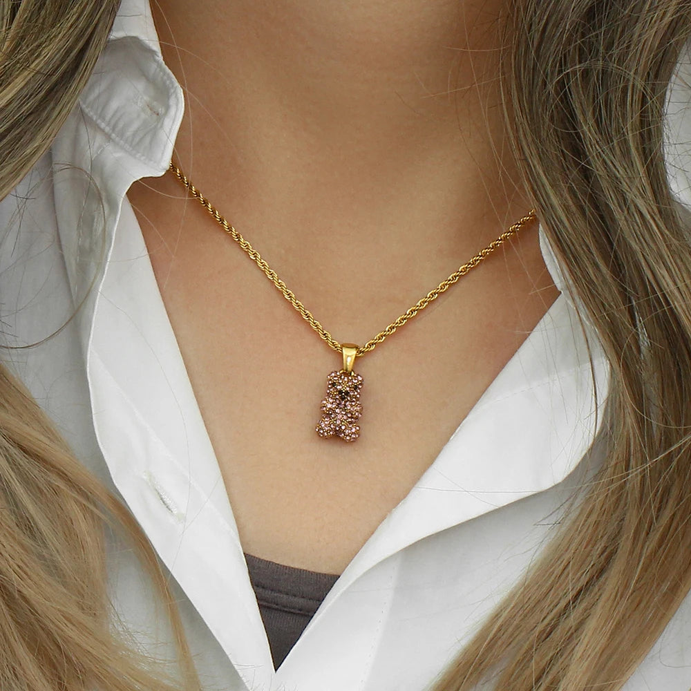Teddy Bear Necklace