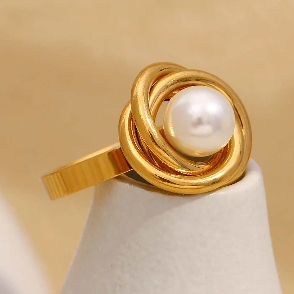 Bague Pearl Flora