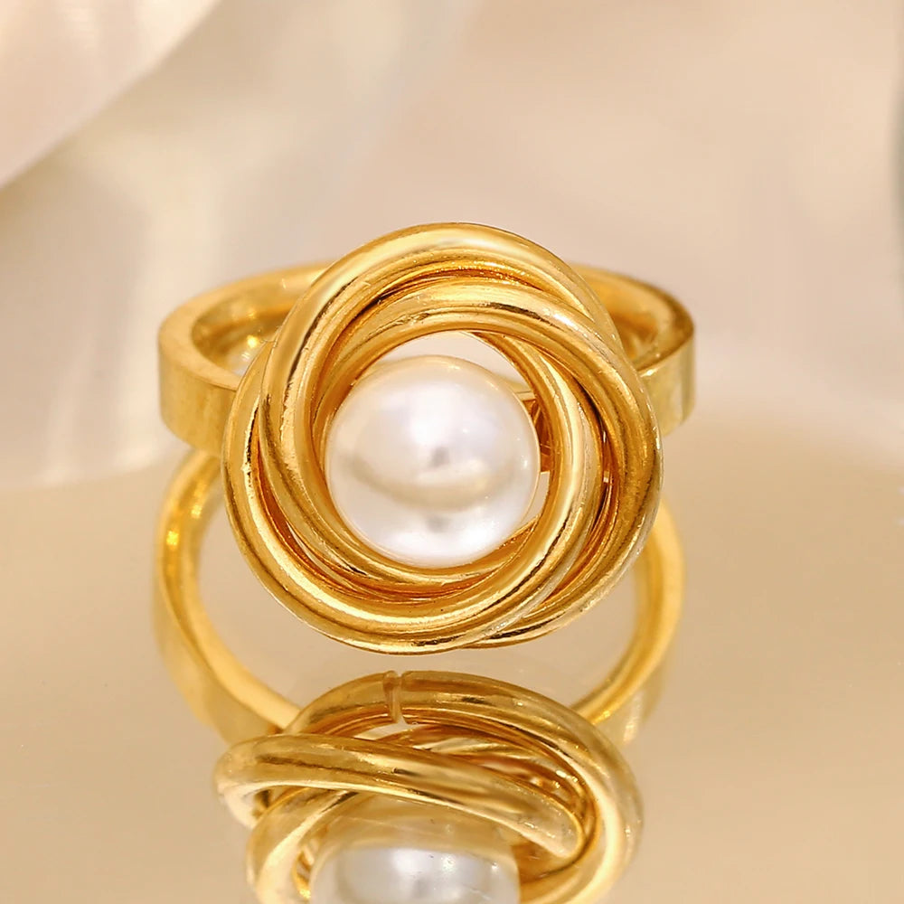 Bague Pearl Flora