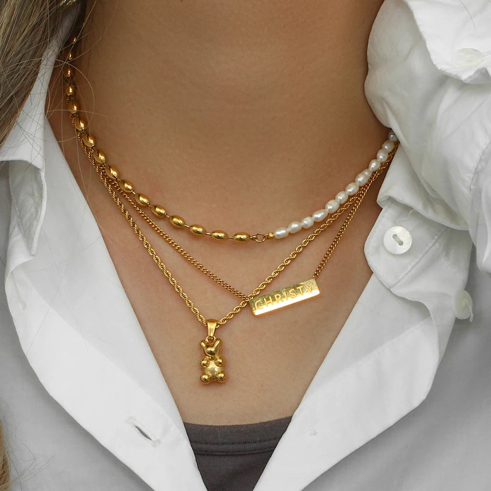 Teddy Bear Necklace