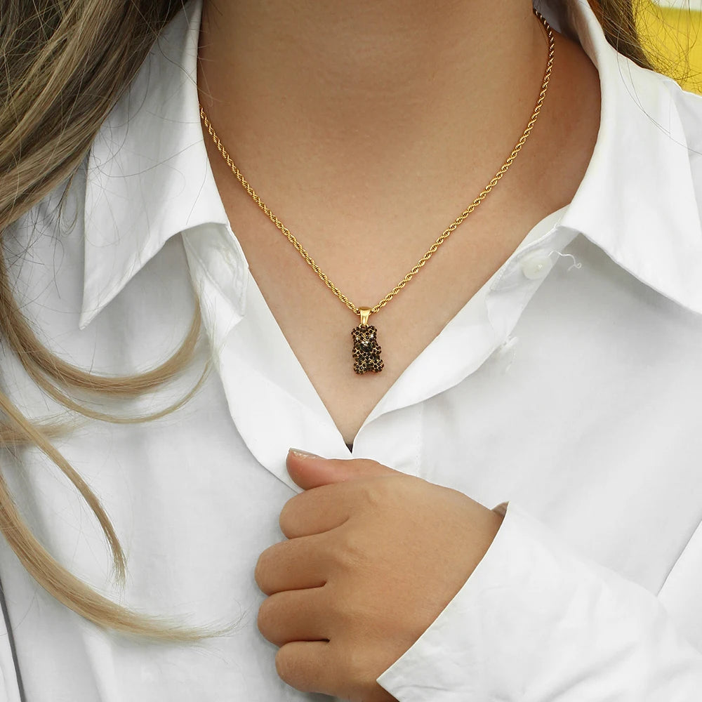 Teddy Bear Necklace