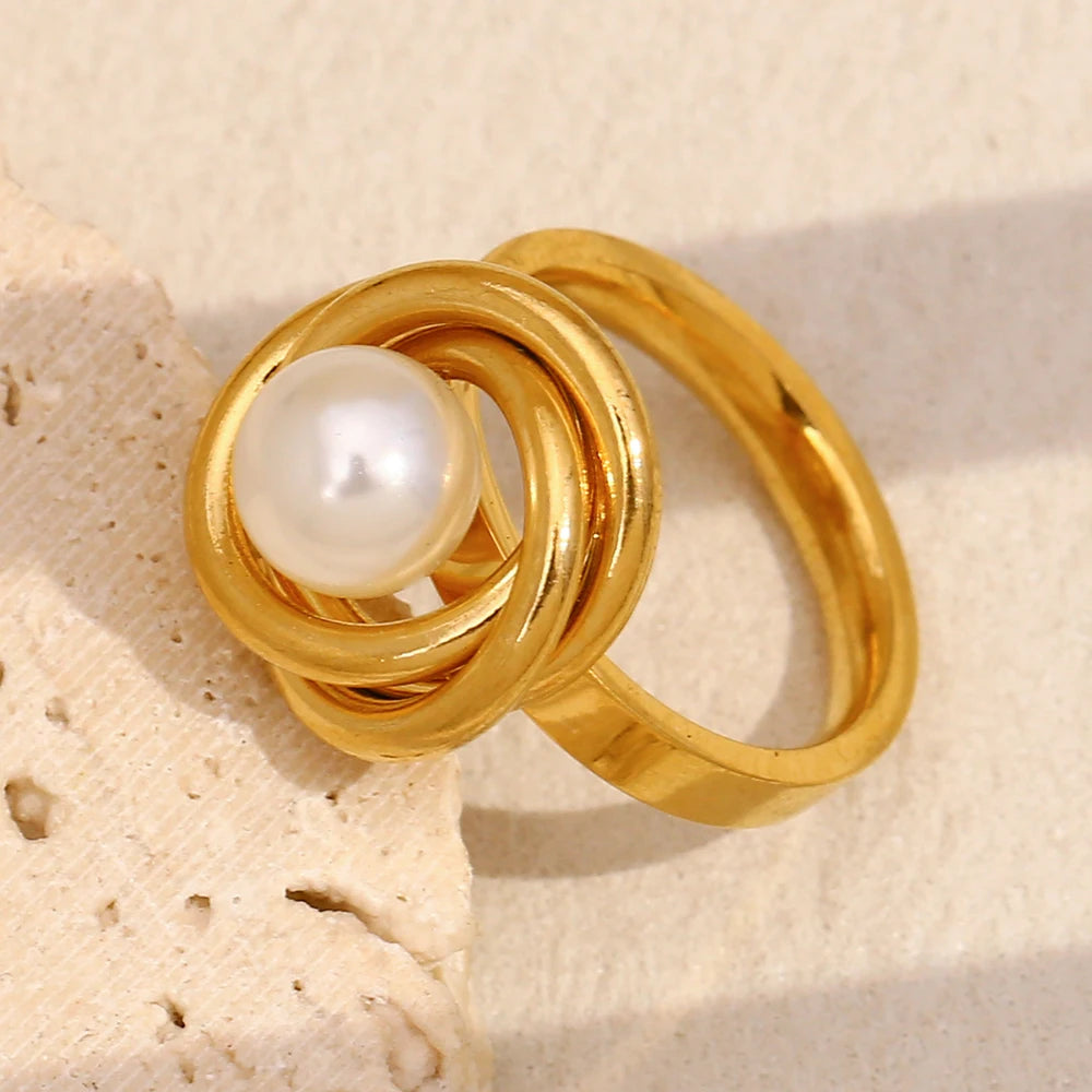 Bague Pearl Flora