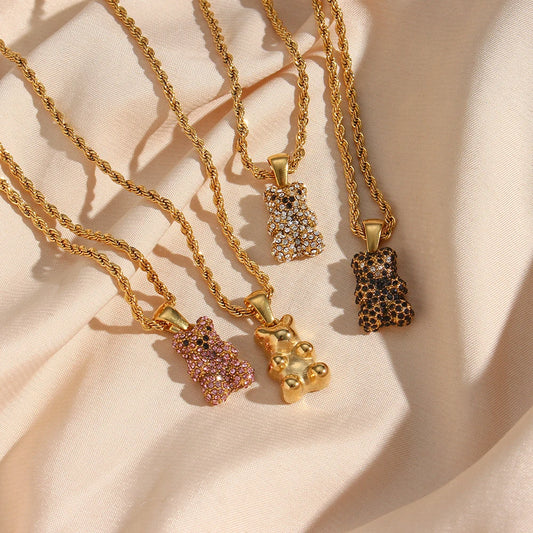 Teddy Bear Necklace