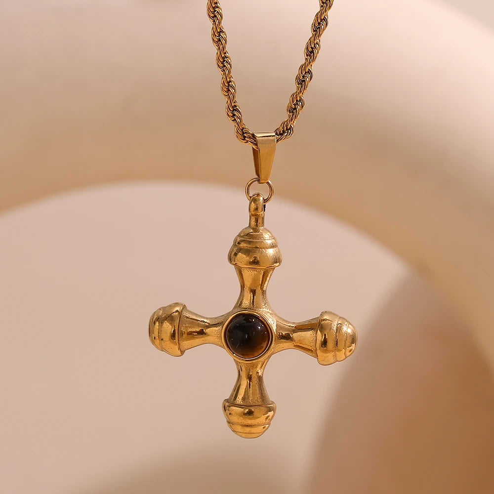 Cruz Santa Necklace