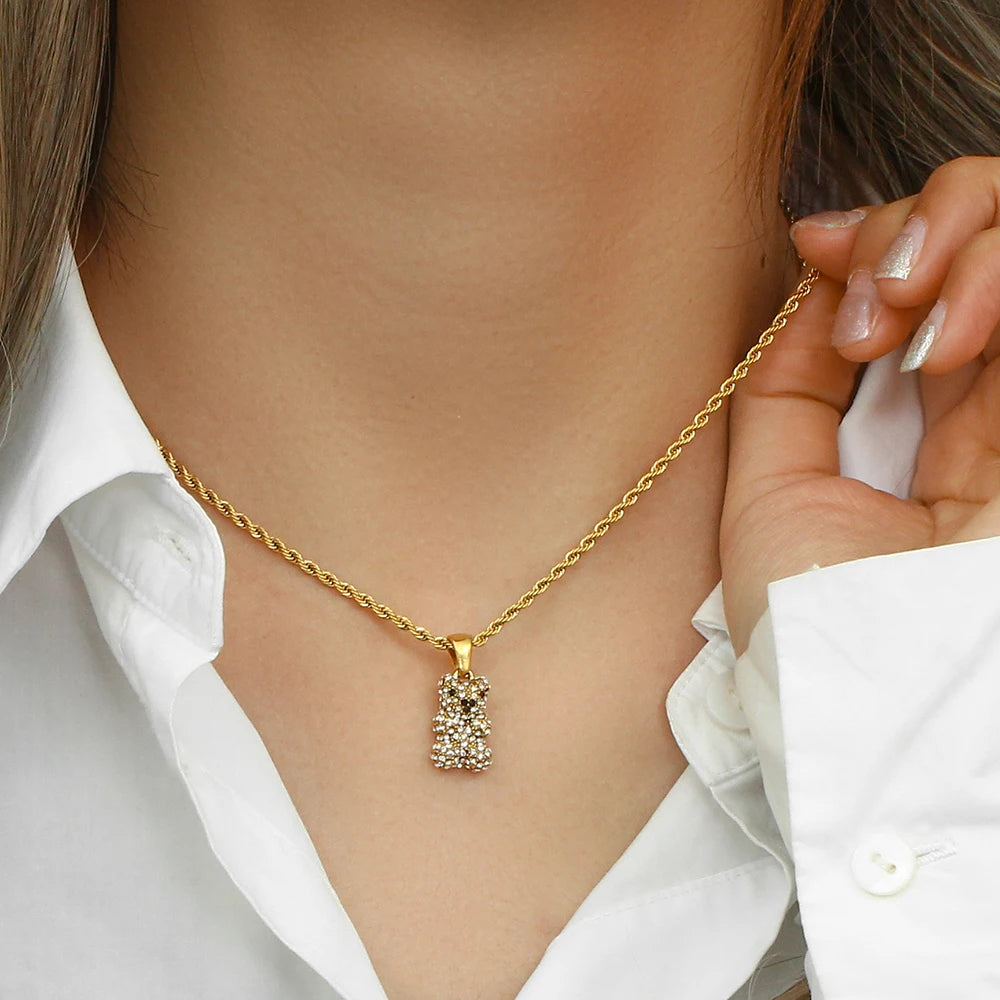 Teddy Bear Necklace