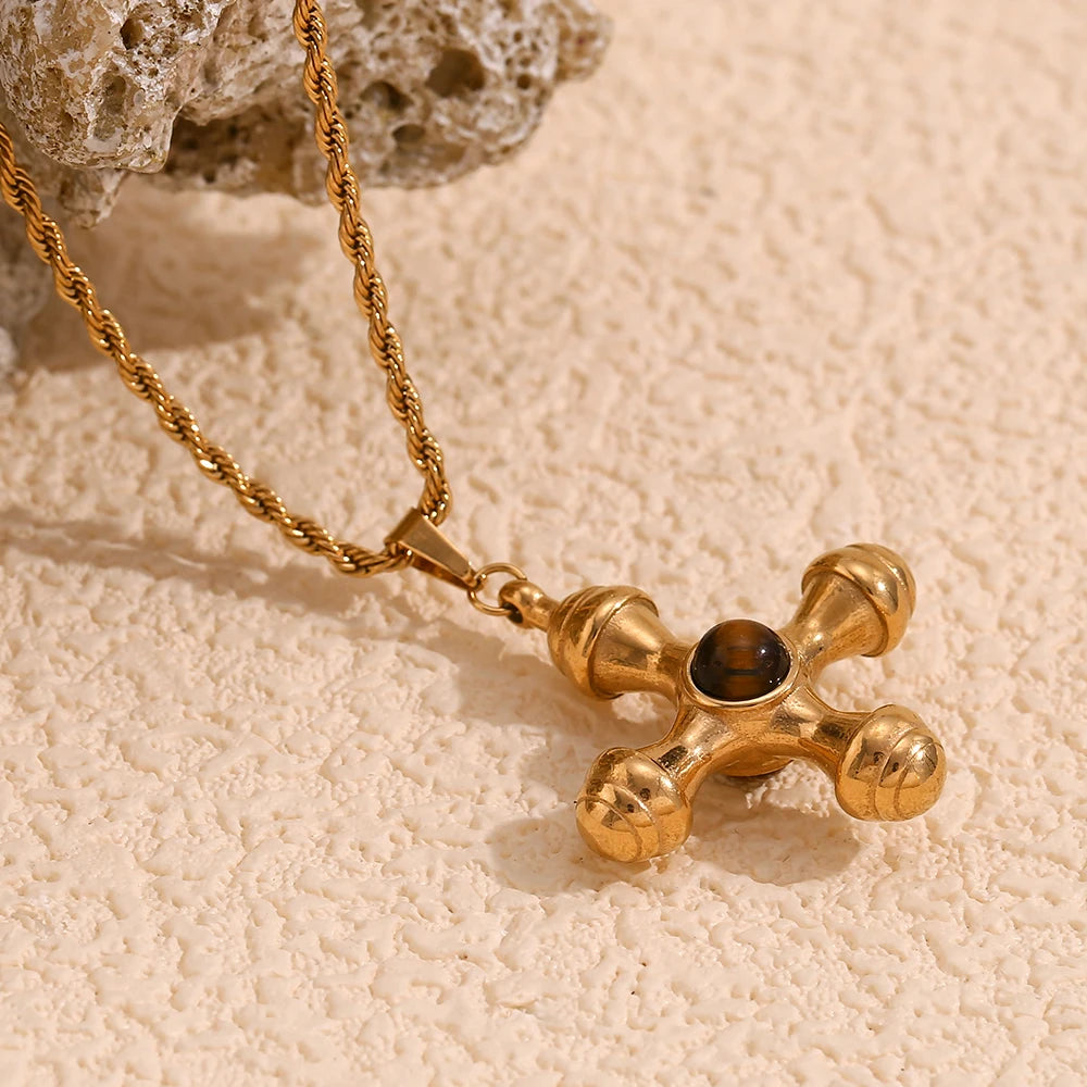 Cruz Santa Necklace