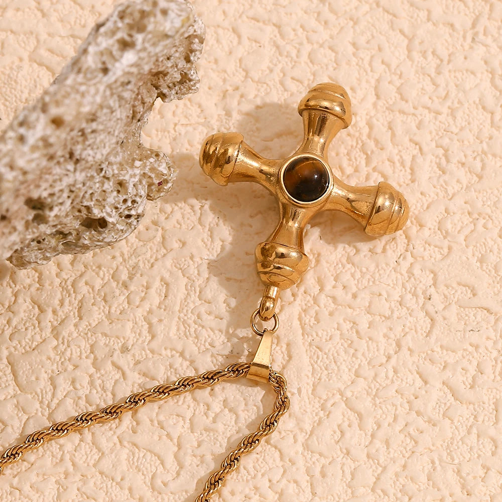 Cruz Santa Necklace