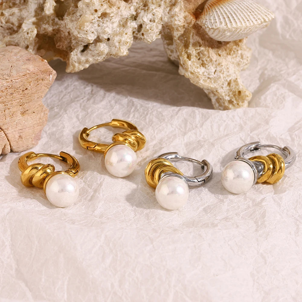 Pearl Maggie Earrings