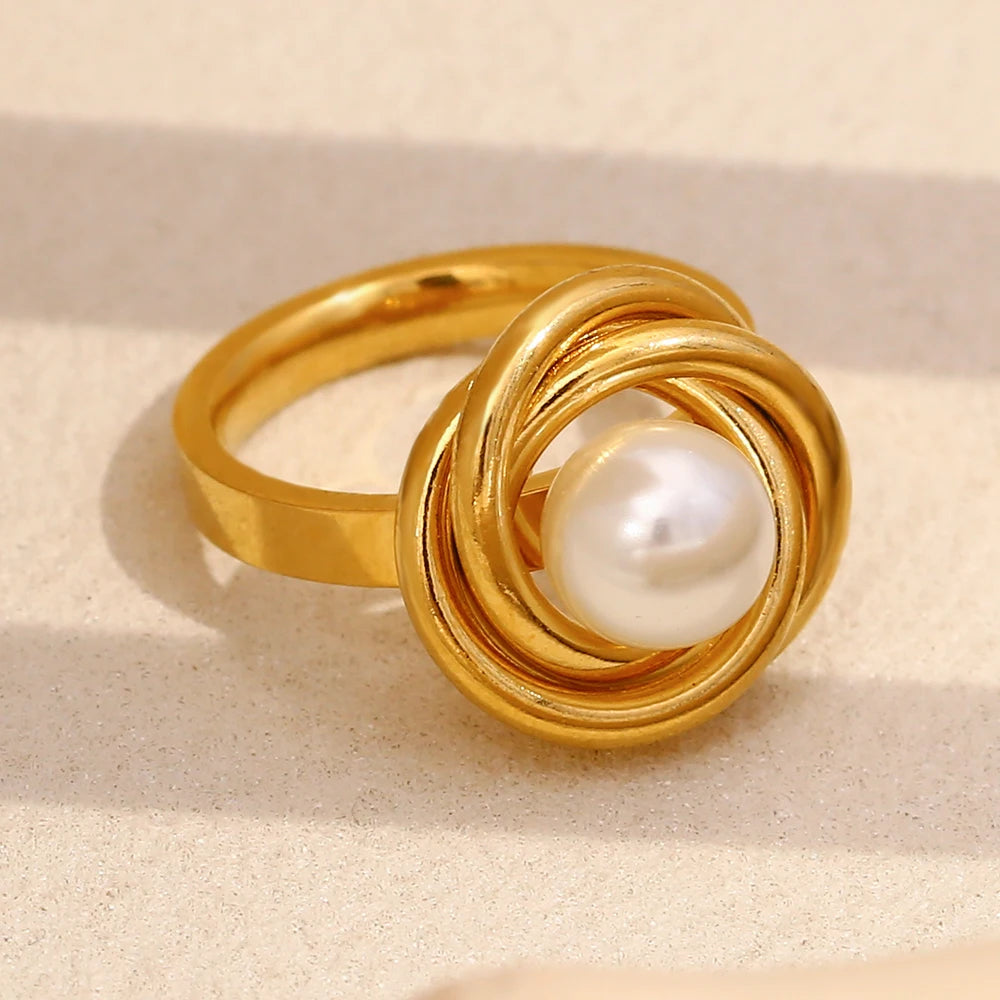 Bague Pearl Flora