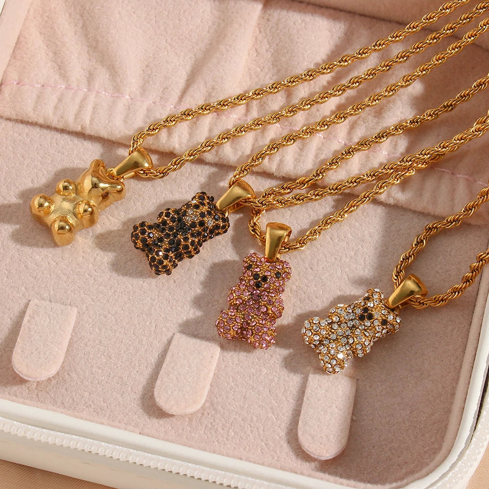 Teddy Bear Necklace
